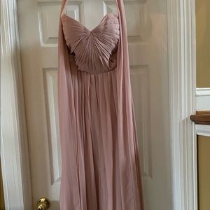 Mauve bridesmaid dress